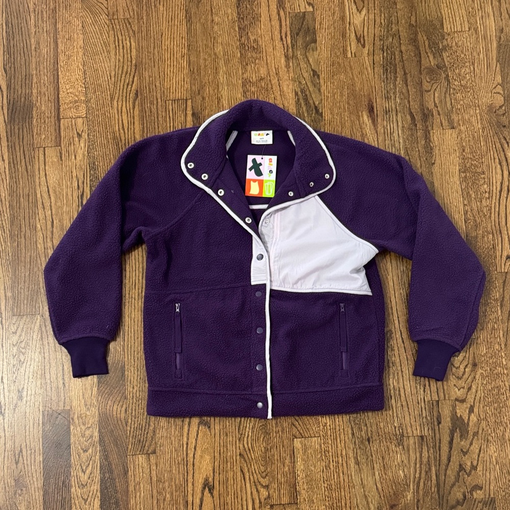 NWT - Alder Purple Fleece Jacket